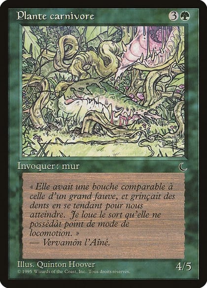 Carnivorous Plant (French) - "Plante carnivore", Renaissance #182074