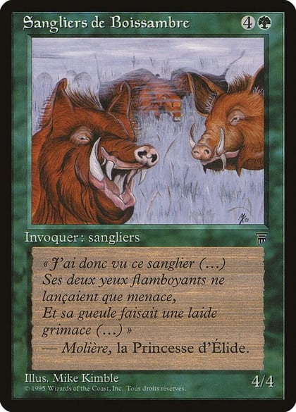 Durkwood Boars (French) - "Sangliers de Boissambre", Renaissance #182089