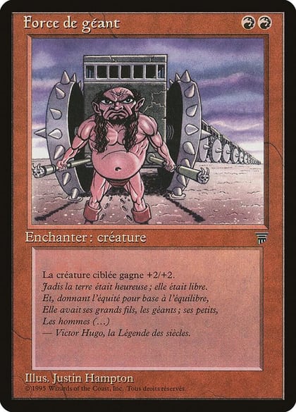 Giant Strength (French) - "Force de geant", Renaissance #182101