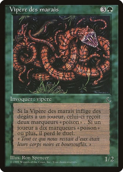 Marsh Viper (French) - "Vipere des marais", Renaissance #182140