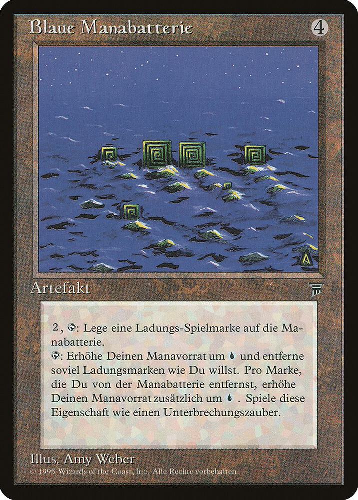 Blue Mana Battery (German) - "Blaue Manabatterie", Renaissance #182252