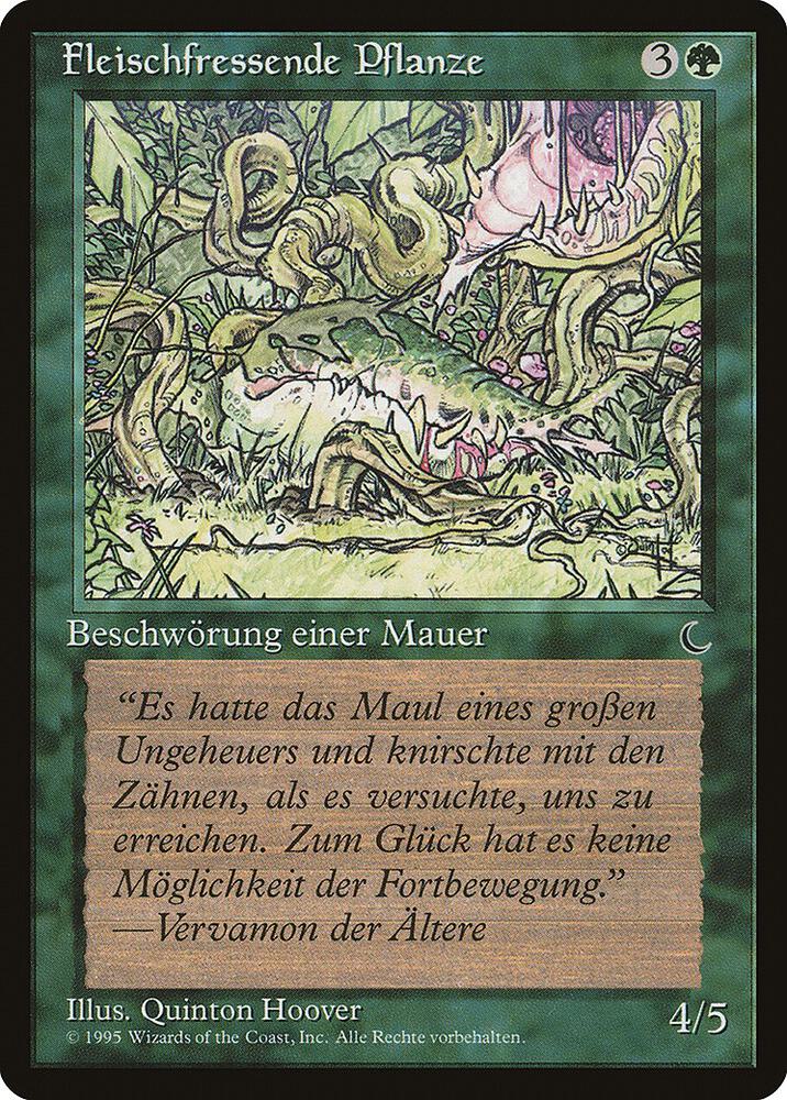 Carnivorous Plant (German) - "Fleischfressende Pflanze", Renaissance #182256