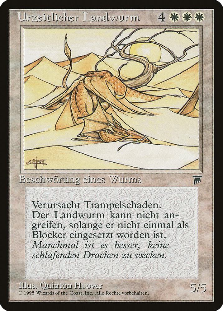 Elder Land Wurm (German) - "Urzeitlicher Landwurm", Renaissance #182273