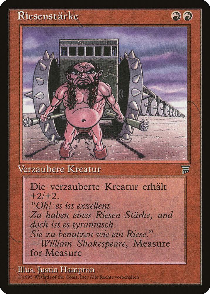 Giant Strength (German) - "Riesenstarke", Renaissance #182284