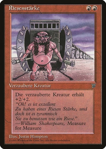 Giant Strength (German) - "Riesenstarke", Renaissance #182284