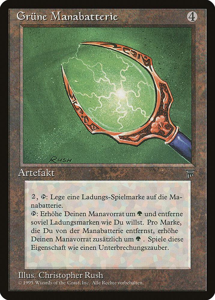 Green Mana Battery (German) - "GruneManabatterie", Renaissance #182289