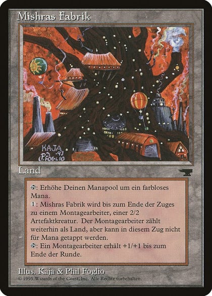 Mishra's Factory (German) - "Mishras Fabrik", Renaissance #182305