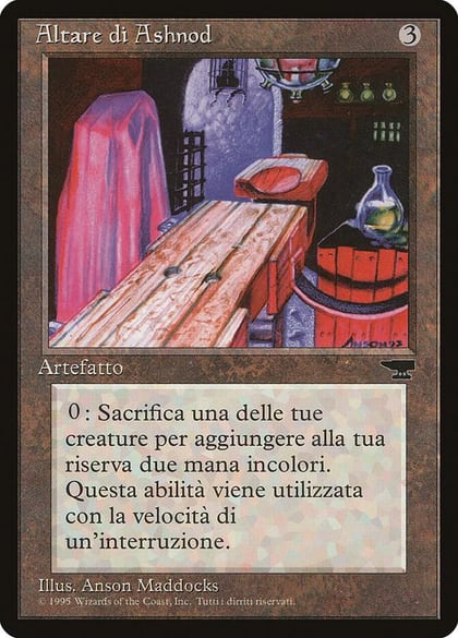 Ashnod's Altar (Italian) - "Altare di Ashnod", Renaissance #182369