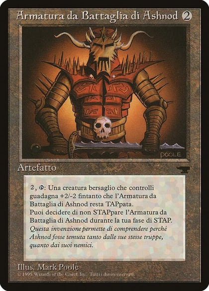 Ashnod's Battle Gear (Italian) - "Armatura da Battaglia di Ashnod", Renaissance #182370