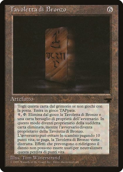 Bronze Tablet (Italian) - "Tavoletta di Bronzo", Renaissance #182374
