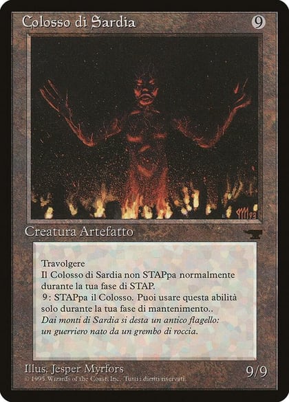 Colossus of Sardia (Italian) - "Colosso di Sardia", Renaissance #182379