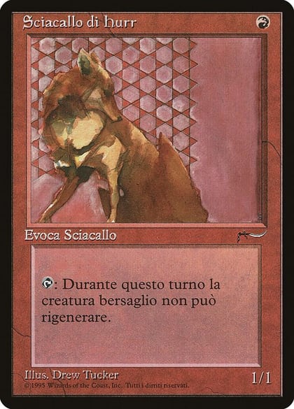 Hurr Jackal (Italian) - "Sciacallo di hurr", Renaissance #182394