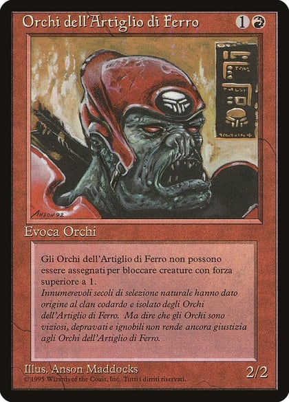 Ironclaw Orcs (Italian) - "Orchi dell'Artiglio di Ferro", Renaissance #182395