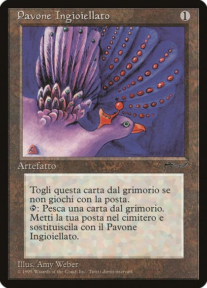 Jeweled Bird (Italian) - "Pavone Ingioiellato", Renaissance #182397