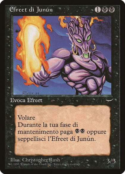 Junun Efreet (Italian) - "Efreet di Junun", Renaissance #182398