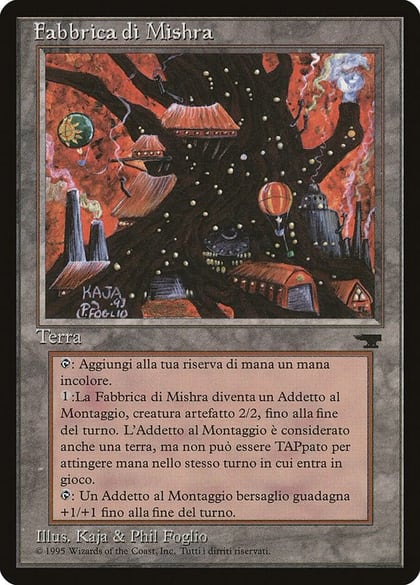 Mishra's Factory (Italian) - "Fabbrica di Mishra", Renaissance #182400