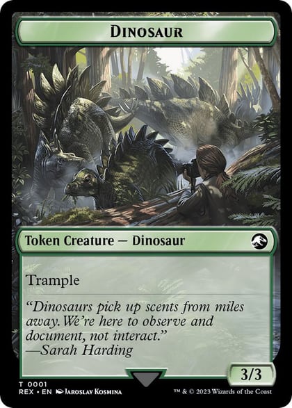 Dinosaur Token, Universes Beyond: Jurassic World Collection 1