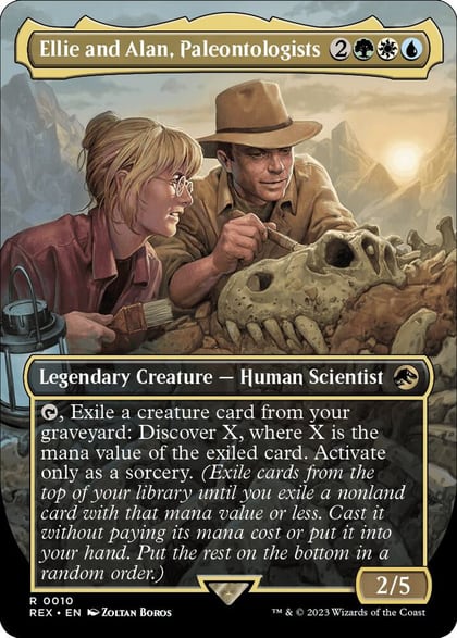 Ellie and Alan, Paleontologists (Borderless), Universes Beyond: Jurassic World Collection 10