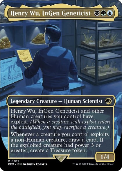 Henry Wu, InGen Geneticist (Borderless), Universes Beyond: Jurassic World Collection 12