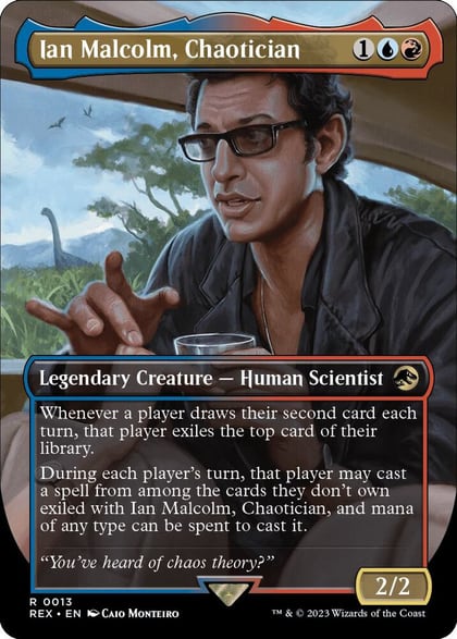 Ian Malcolm, Chaotician (Borderless), Universes Beyond: Jurassic World Collection 13