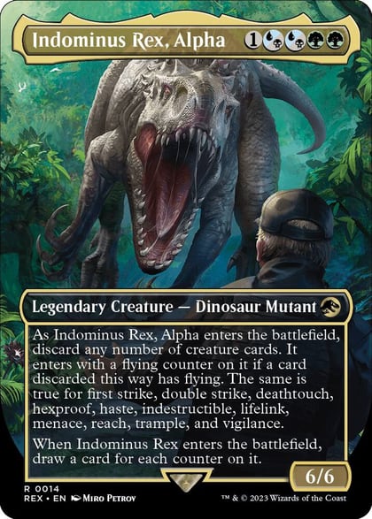 Indominus Rex, Alpha (Borderless), Universes Beyond: Jurassic World Collection 14