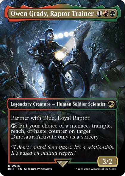 Owen Grady, Raptor Trainer (Borderless), Universes Beyond: Jurassic World Collection 16