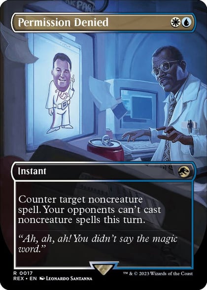 Permission Denied (Borderless), Universes Beyond: Jurassic World Collection 17