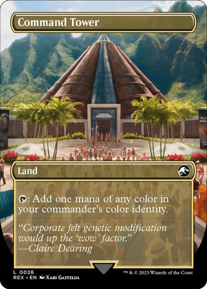 Command Tower (Borderless), Universes Beyond: Jurassic World Collection 26