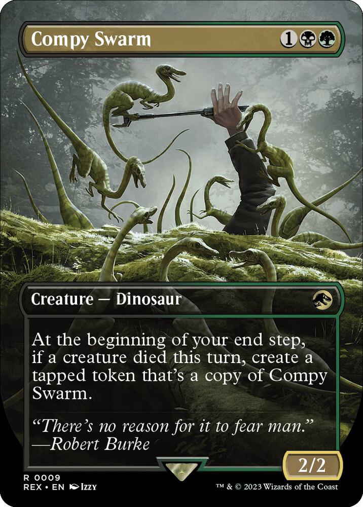 Compy Swarm (Borderless), Universes Beyond: Jurassic World Collection 9