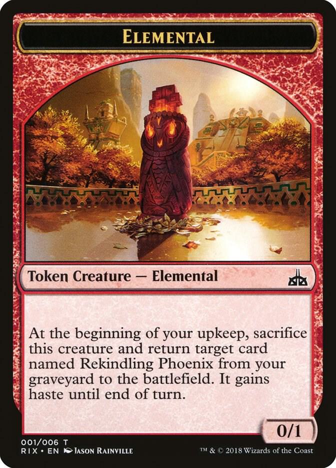 Elemental Token (001), Rivals of Ixalan 1