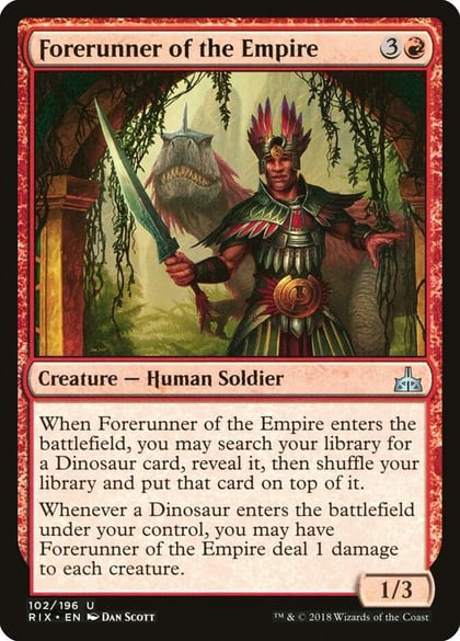Forerunner of the Empire, Rivals of Ixalan 102