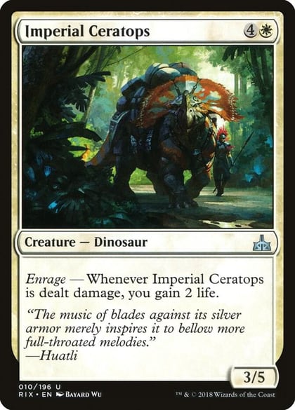 Imperial Ceratops, Rivals of Ixalan 10