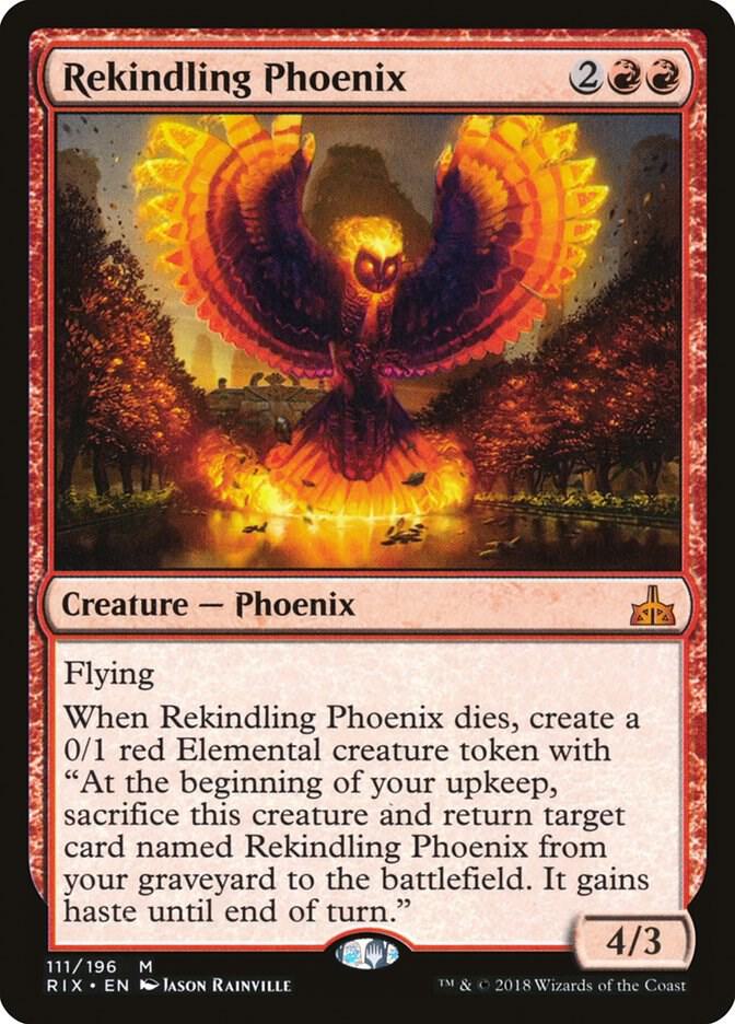 Rekindling Phoenix, Rivals of Ixalan 111