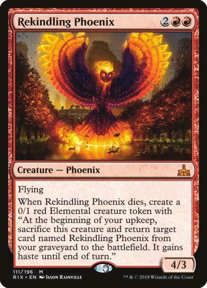 Rekindling Phoenix, Rivals of Ixalan 111