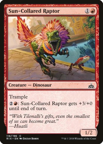 Sun-Collared Raptor, Rivals of Ixalan 118