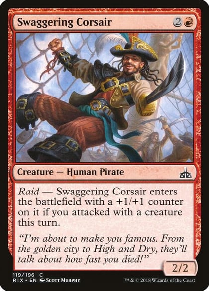 Swaggering Corsair, Rivals of Ixalan 119