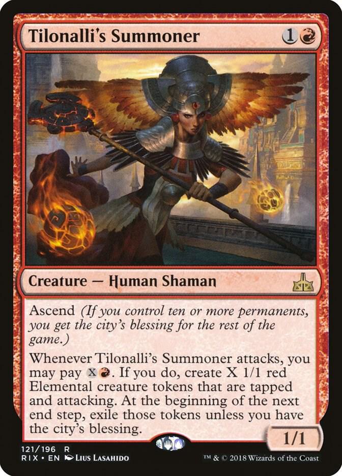 Tilonalli's Summoner, Rivals of Ixalan 121