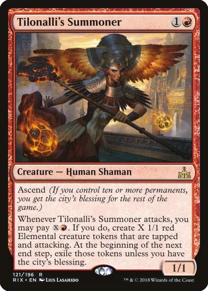 Tilonalli's Summoner, Rivals of Ixalan 121