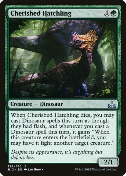 Cherished Hatchling, Rivals of Ixalan 124