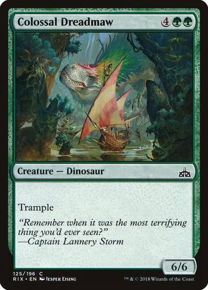 Colossal Dreadmaw, Rivals of Ixalan 125