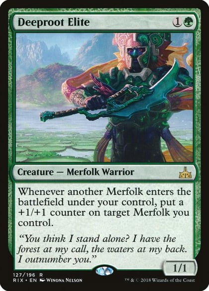 Deeproot Elite, Rivals of Ixalan 127
