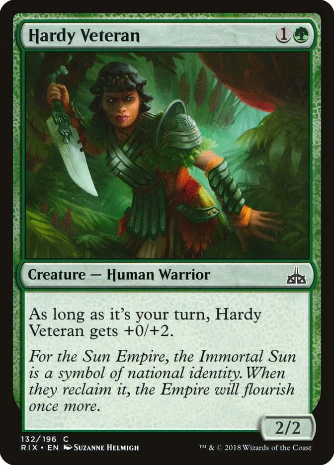 Hardy Veteran, Rivals of Ixalan 132