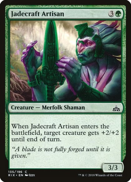Jadecraft Artisan, Rivals of Ixalan 135