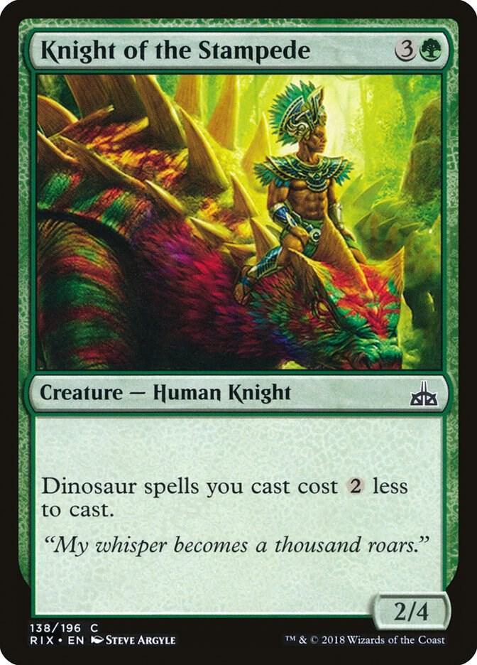 Knight of the Stampede, Rivals of Ixalan 138