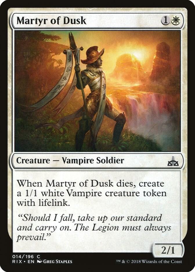 Martyr of Dusk, Rivals of Ixalan 14