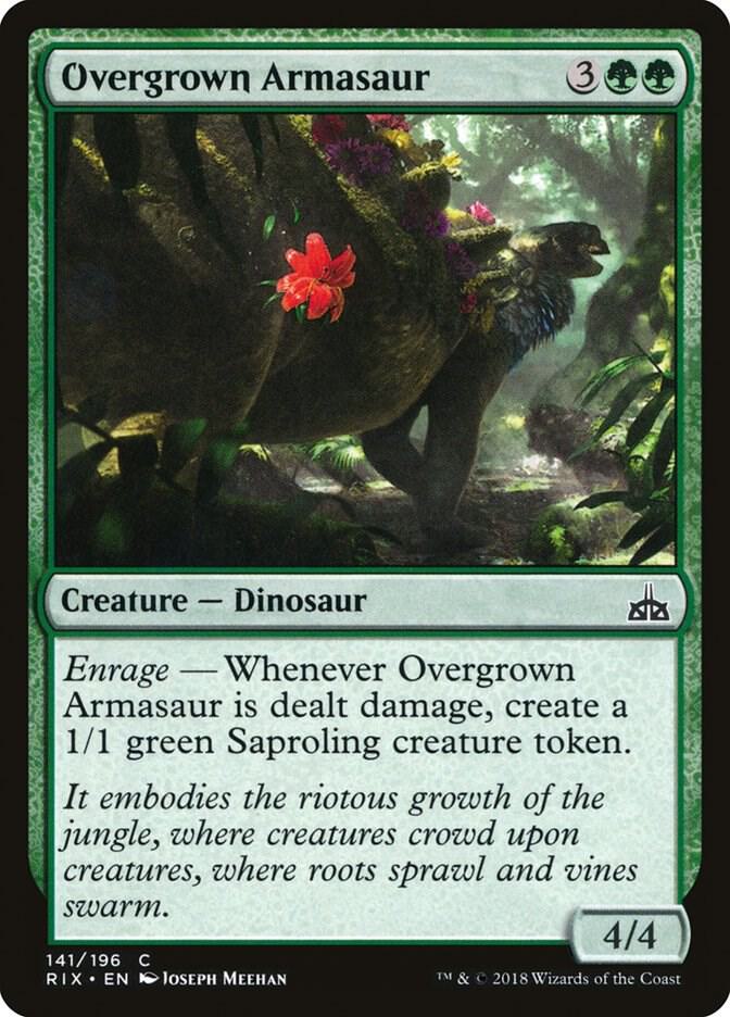 Overgrown Armasaur, Rivals of Ixalan 141