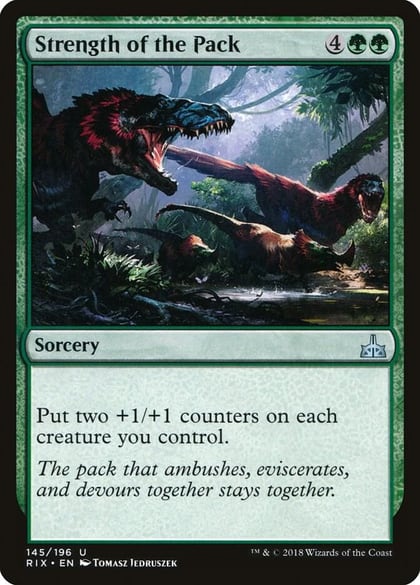 Strength of the Pack, Rivals of Ixalan 145