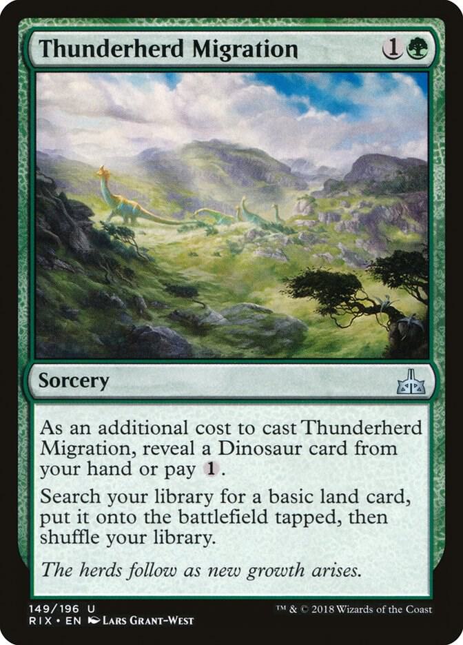 Thunderherd Migration, Rivals of Ixalan 149