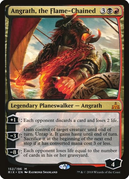 Angrath, the Flame-Chained, Rivals of Ixalan 152
