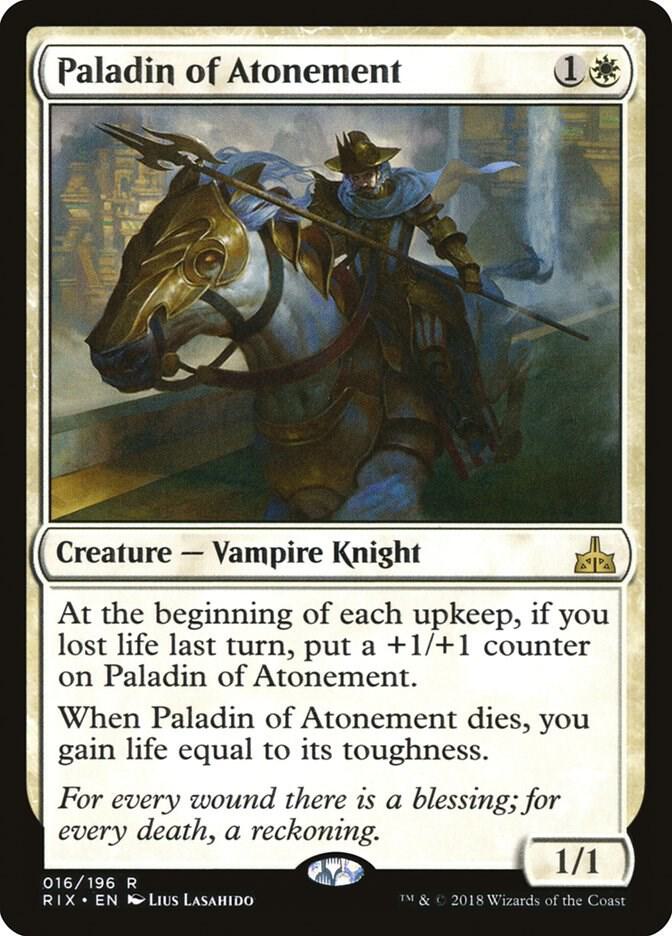 Paladin of Atonement, Rivals of Ixalan 16
